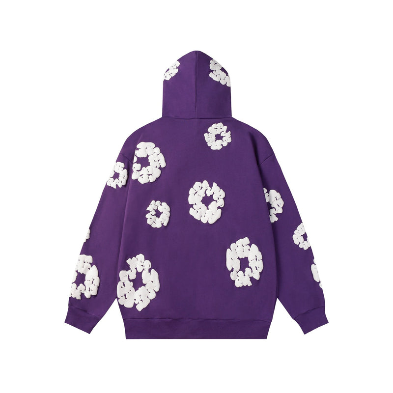 Moletom Denim Tears Cotton Wreath Roxo