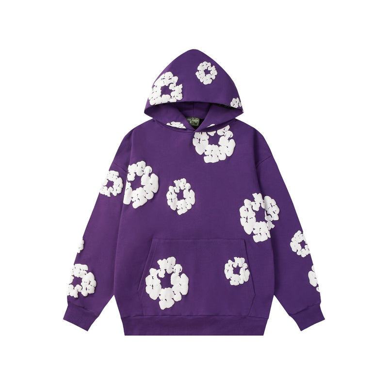 Moletom Denim Tears Cotton Wreath Roxo